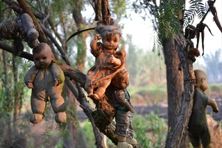 кукольный лес. сочимилько мексика кукол остров. остров кукол сантана баррера. остров исла остров кукол. остров заброшенных кукол в мексике.
