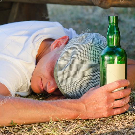 ну мужик лежит